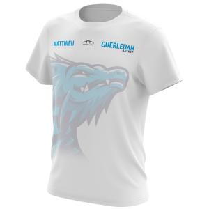 Tee-shirt training blanc