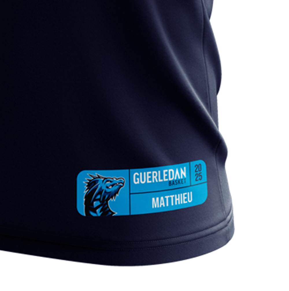 GUERLEDAN-TEE SHIRT TRAINING MARINE PERSO
