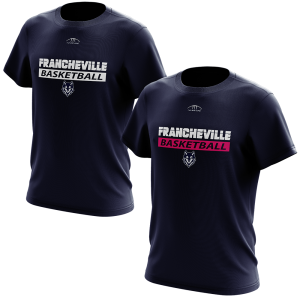 Tee-shirt coton marine