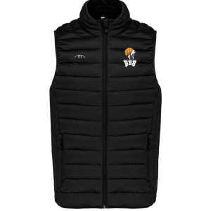 Doudoune sans manches brodée