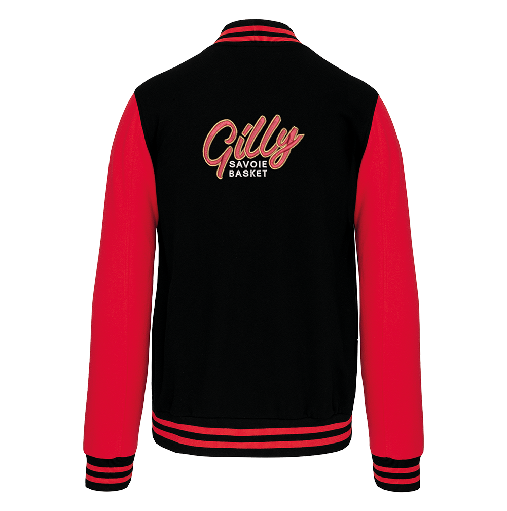 GILLY BLOUSON TEDDY NOIR DOS ÉCRITURE