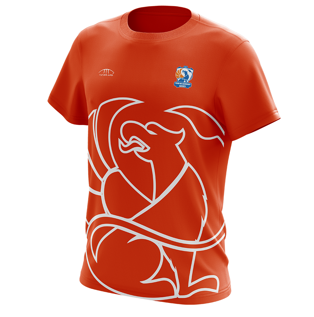 TAC TS TRAINING ORANGE FEMME GRIFFONNES