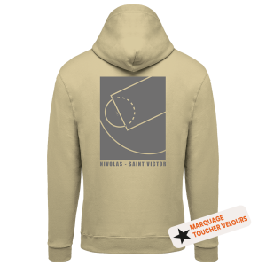 Veste Capuche PAINT Sable