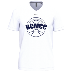 Tee-shirt Coton Blanc Col V