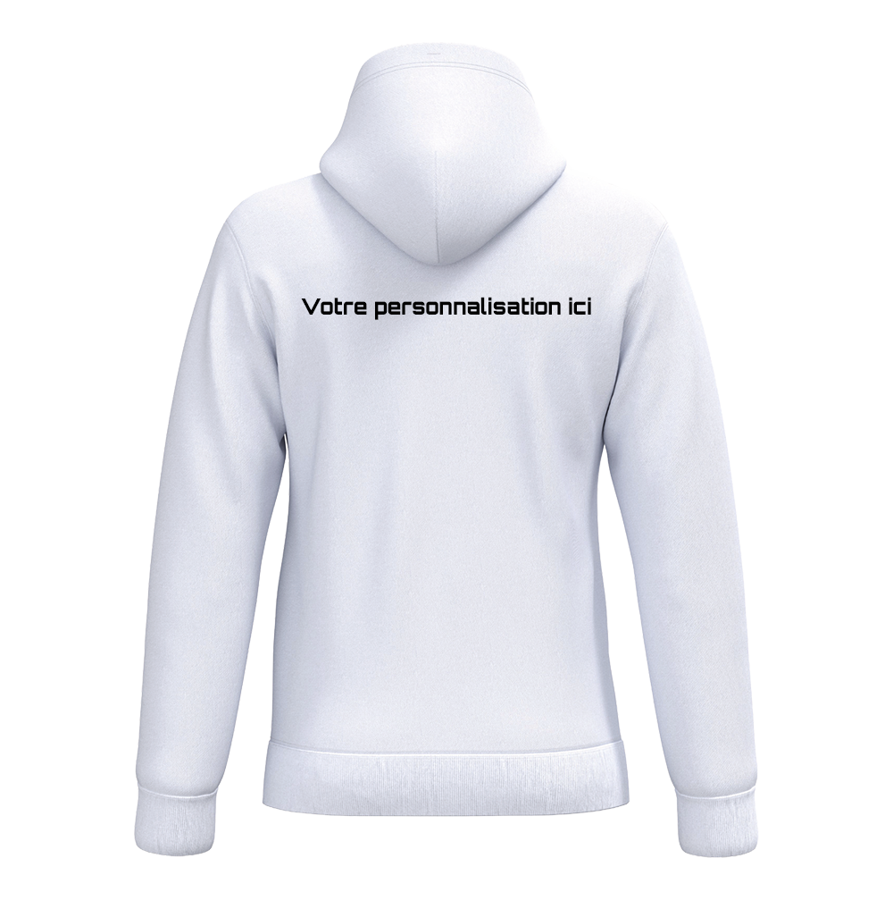 RIVERAINE SWEAT CLASSIC BLANC DOS